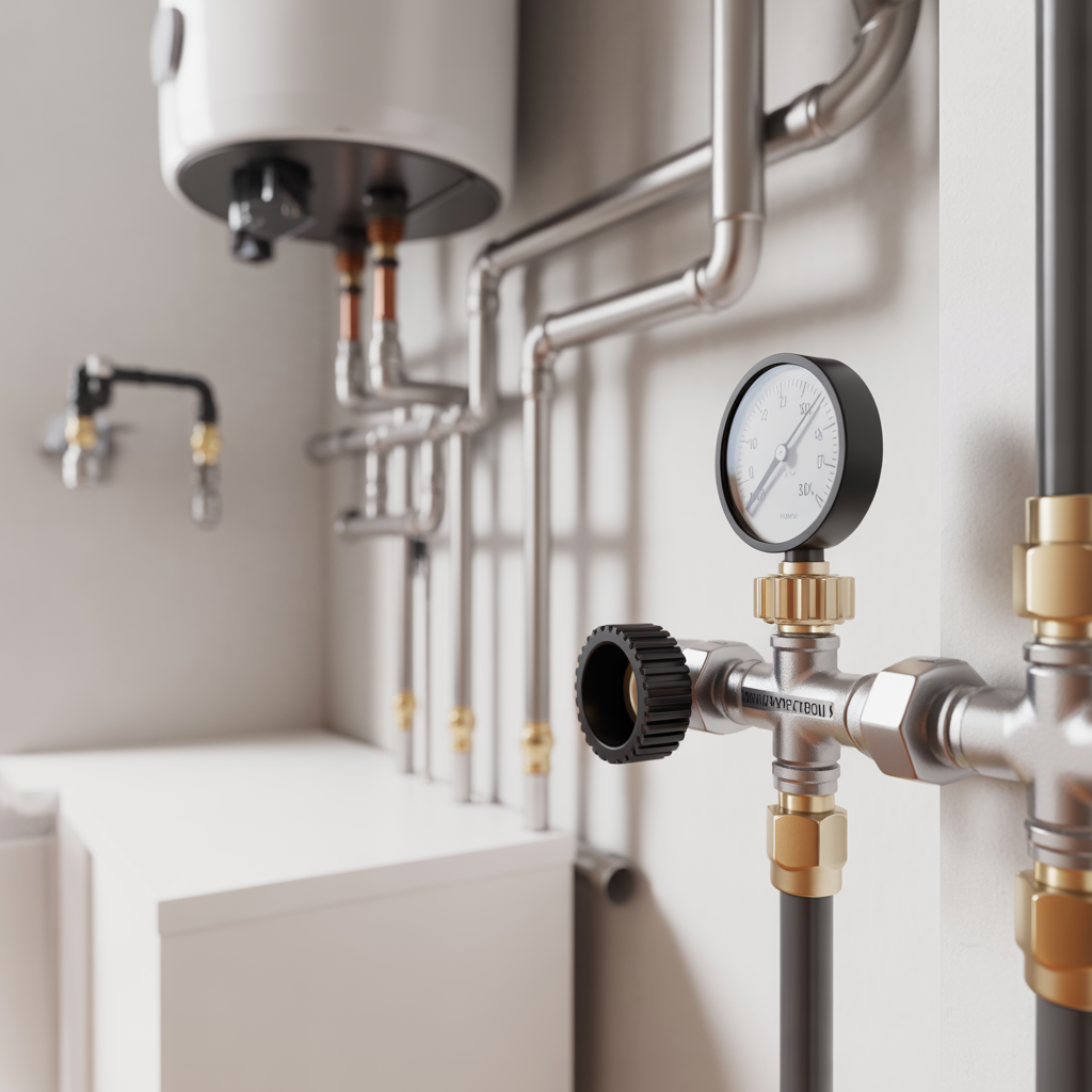 8.Hur du kontrollerar och justerar vattentrycket i dina ror